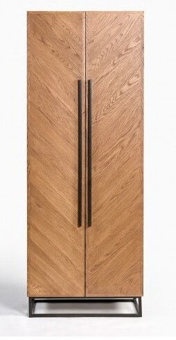 armario dakota de crisal realizado en madera de roble y