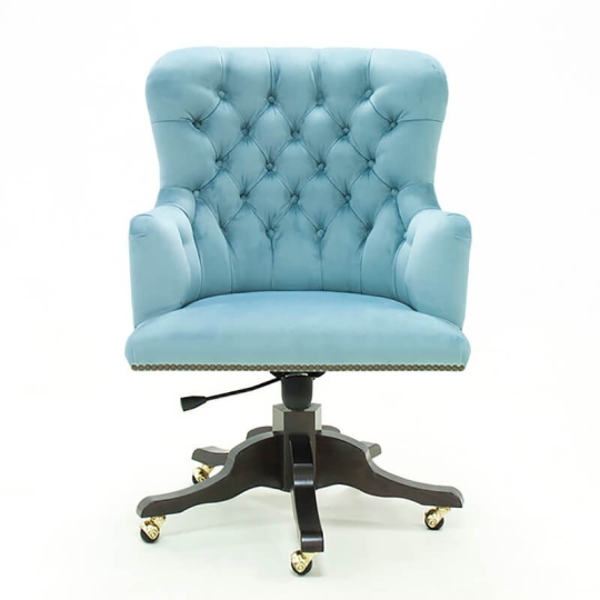 sillón de despacho azul Capital