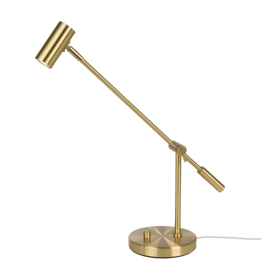 Lámpara de mesa Cato Brass