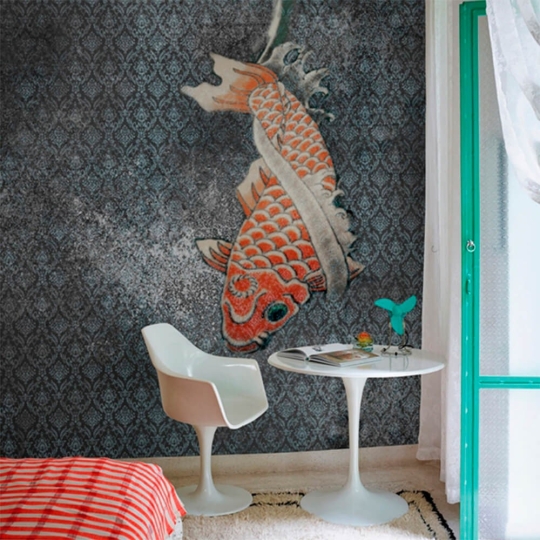 Vinilo papel pintado escandinavo jorgen - adhesivo de pared - revestimiento  sticker mural decorativo - 60x60cm