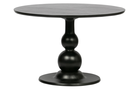 Blanco Dining Table Ø120cm Mango Black