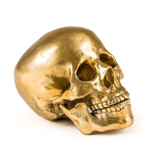 Calavera decorativa Human Skull Seletti