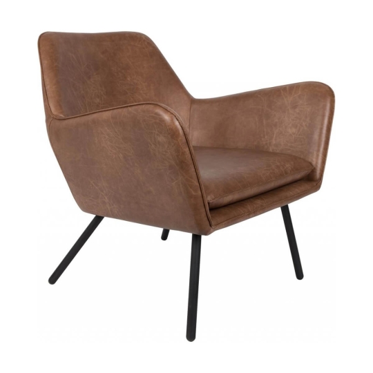 sillón lounge Bon marrón