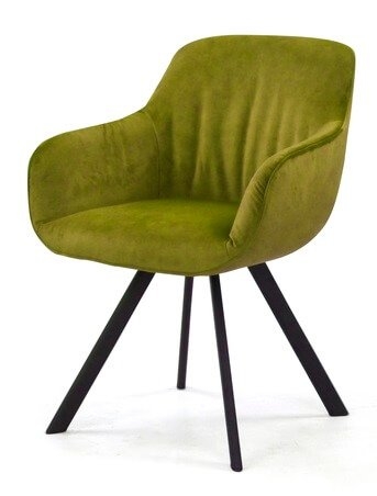 silla Velours terciopelo verde