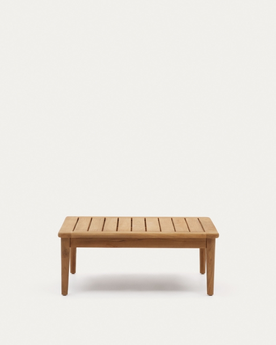 Mesa de centro Portitxol de madera maciza de teca 80 x 80 cm principal