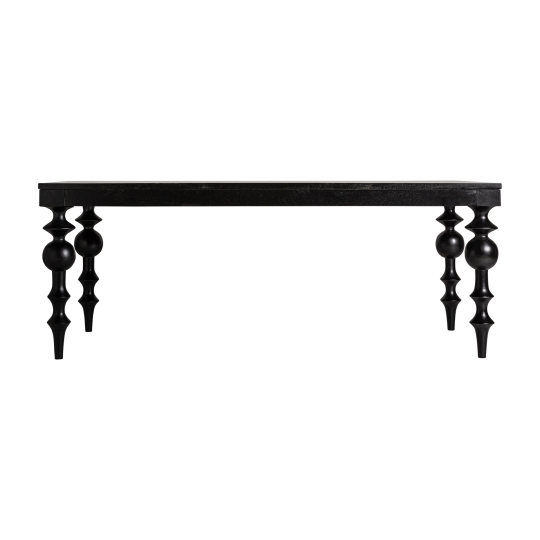 Mesa comedor negra Rodhes