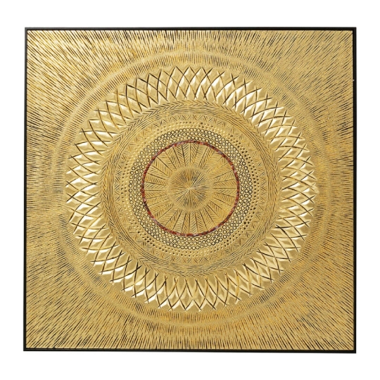 Cuadro (Objetos) Art Geometric Circle Oro 120x120cm