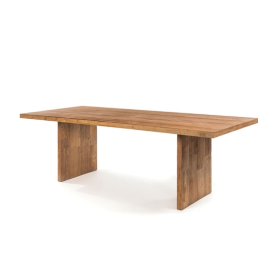 mesa de madera teka land pequeña