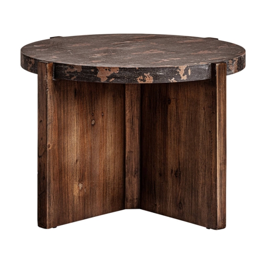 Mesa de centro Bansat de KODU en madera DM marrón.


