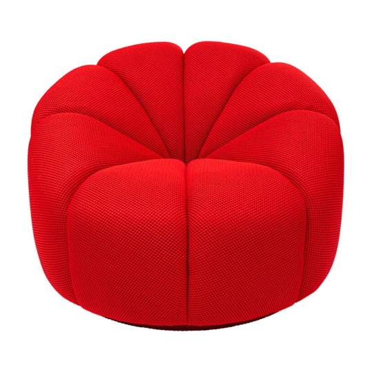 Sillón Giratorio Peppo Lounge Rojo de Kare Design