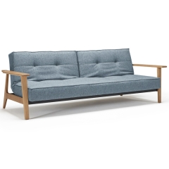 sofá cama azul Splitback Frej