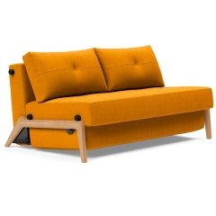 sofá cama mostaza Cubed Wood