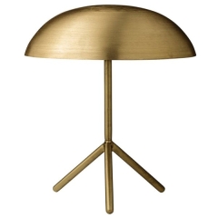 lámpara mesa Metal gold