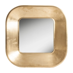 Espejo cuadrado dorado Zug