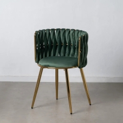 Silla Verde Aterciopelada