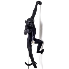 lámpara Monkey hanging negra