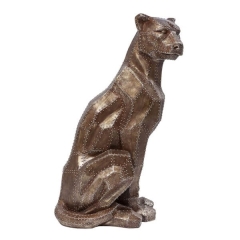 Figura Pantera Sitting Cat cobre