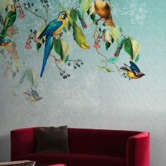 papel pintado estilo ecléctico Valery´s Parrot