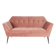 sofá terciopelo rosa Kate