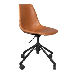 silla de oficina Franky marrón