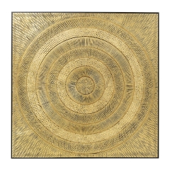 Cuadro (Objetos) Art Circle Oro 120x120cm