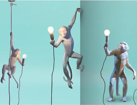 Monkey: la lámpara más salvaje de Seletti