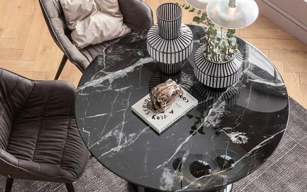 11 mesas de mármol para decorar tu salón