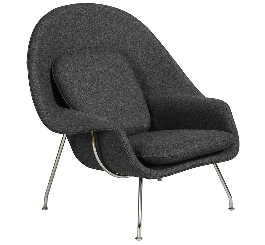sillón womb tapizado gris sillon-womb-tapizado-gris