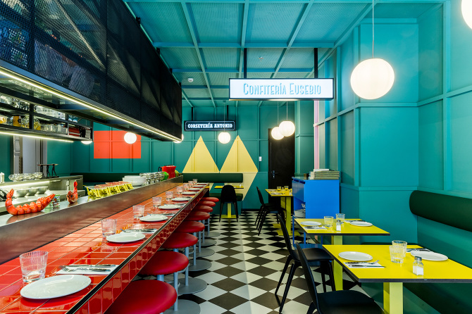 Restaurante en Madrid decoración por El Equipo Creativo