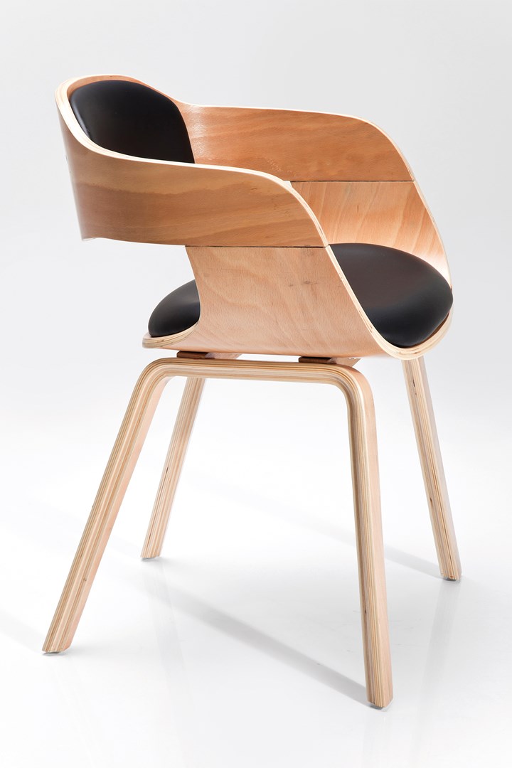 Silla madera costa beech lateral Silla madera costa beech lateral