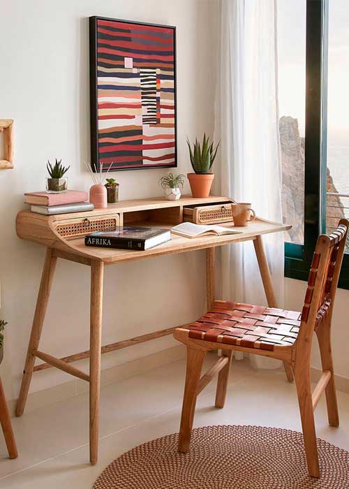 7 Escritorios de madera en todas las tendencias deco