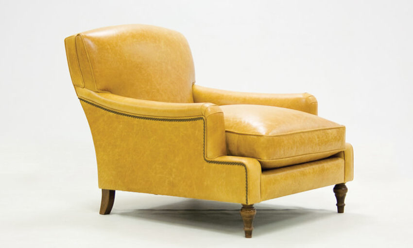 sillon-piel-amarillo